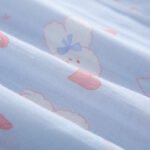 SOYOONLIFE여성 러블리 레이스 라운드넥 파자마세트 순면 거즈 플라워 홈웨어 투피스 봄여름  얇은 긴팔 긴바지 수면복 - 이미지 4