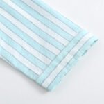 SOYOONLIFE여자 워싱면 요루면 스트라이프 브이넥 파자마세트 통기성 좋은 순면 홈웨어 수면세트 봄여름가을 얇은 긴팔 긴바지 상하세트 - 이미지 6