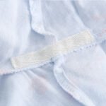 SOYOONLIFE여성 러블리 레이스 라운드넥 파자마세트 순면 거즈 플라워 홈웨어 투피스 봄여름  얇은 긴팔 긴바지 수면복 - 이미지 8