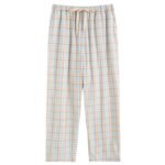 SOYOONLIFE여성 순면 요루면 잠옷바지 프리사이즈 편안한 밴딩팬츠 비침없는 데일리 홈웨어 루즈핏 롱팬츠