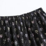 SOYOONLIFE여성 순면 플라워 와이드팬츠 부드럽고 편안한 홈웨어 파자마바지비침없는 루즈핏 긴바지 데일리 캐주얼 여성용 팬츠 - 이미지 2