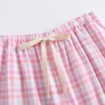 SOYOONLIFE여성 순면 요루면 잠옷바지 프리사이즈 편안한 밴딩팬츠 비침없는 데일리 홈웨어 루즈핏 롱팬츠 - 이미지 2